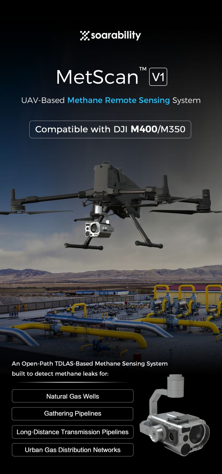 Soarability MetScan V1 Methane Remote Sensing System