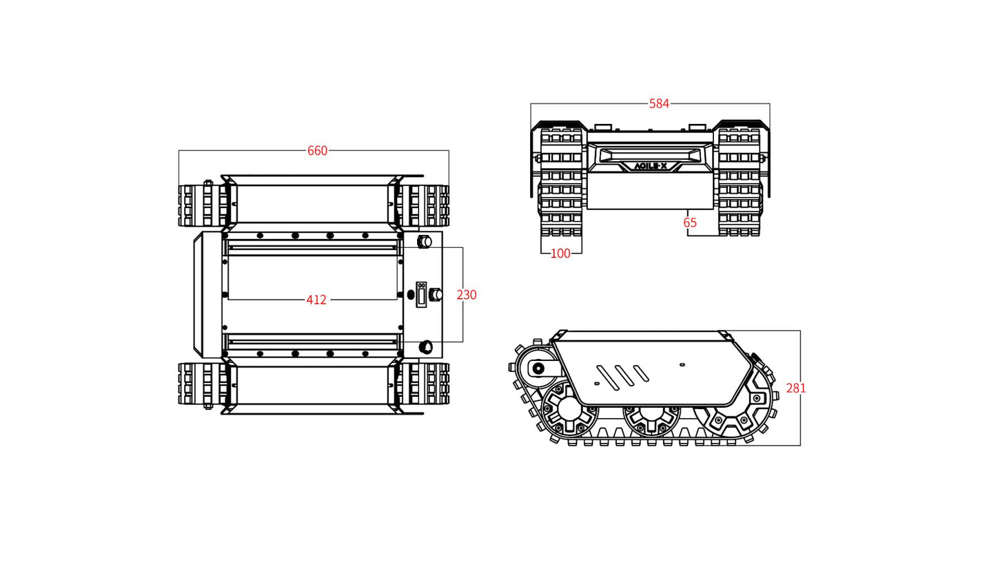 AgileX Bunker Mini 3.0 Platform