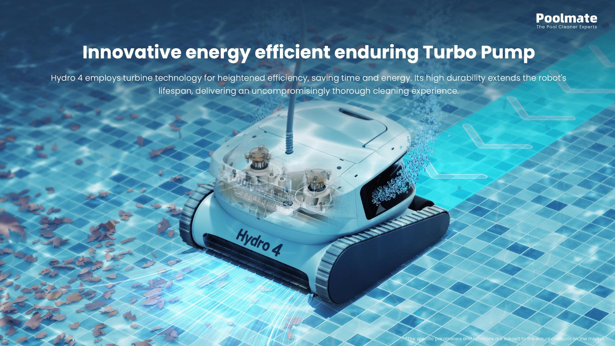 Poolmate Hydro 4 Cordless & Corded Robotic Pool Cleaner