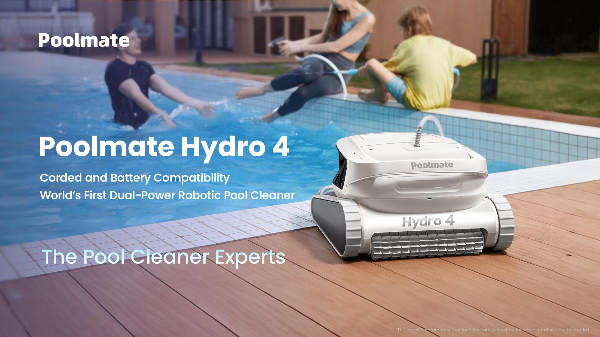 Poolmate Hydro 4 Cordless & Corded Robotic Pool Cleaner