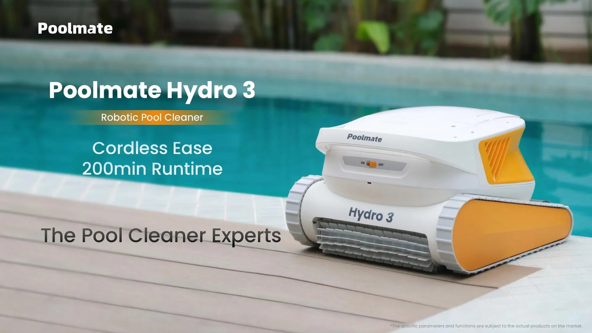Poolmate Hydro 3 Cordless Robotic Pool Cleaner