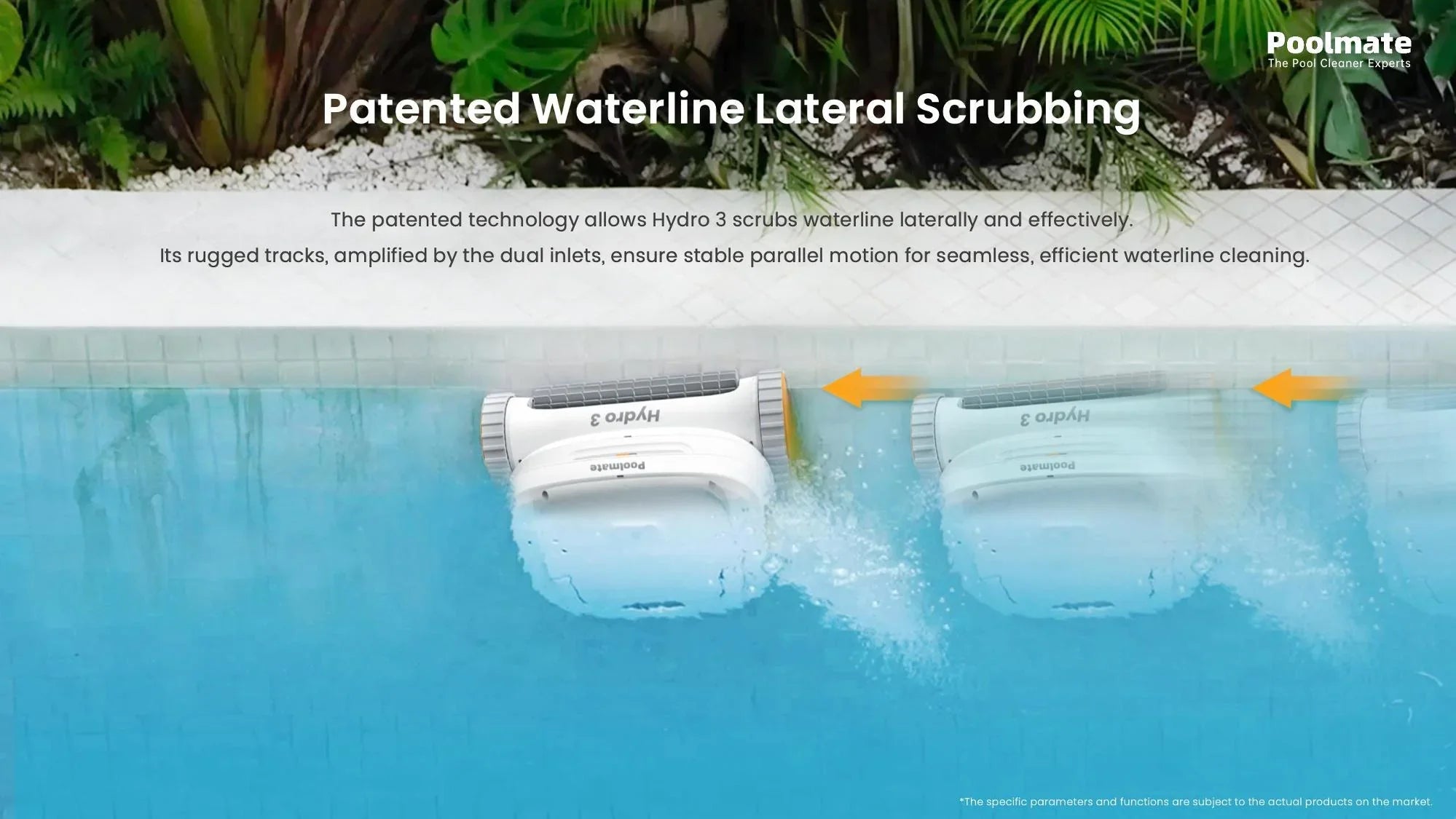 Poolmate Hydro 3 Cordless Robotic Pool Cleaner