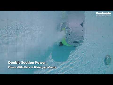 Load video: Poolmate DTB Cordless Robotic Pool Cleaner