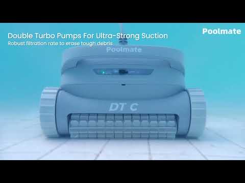 Load video: PoolMate DTC Pro Robotic Pool Cleaner