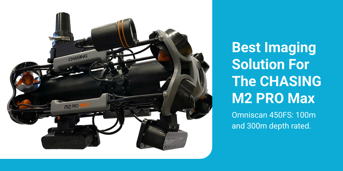 CHASING M2 PRO Max underwater drone with imaging equipment for sale at AlphaGeo Ltd, UK