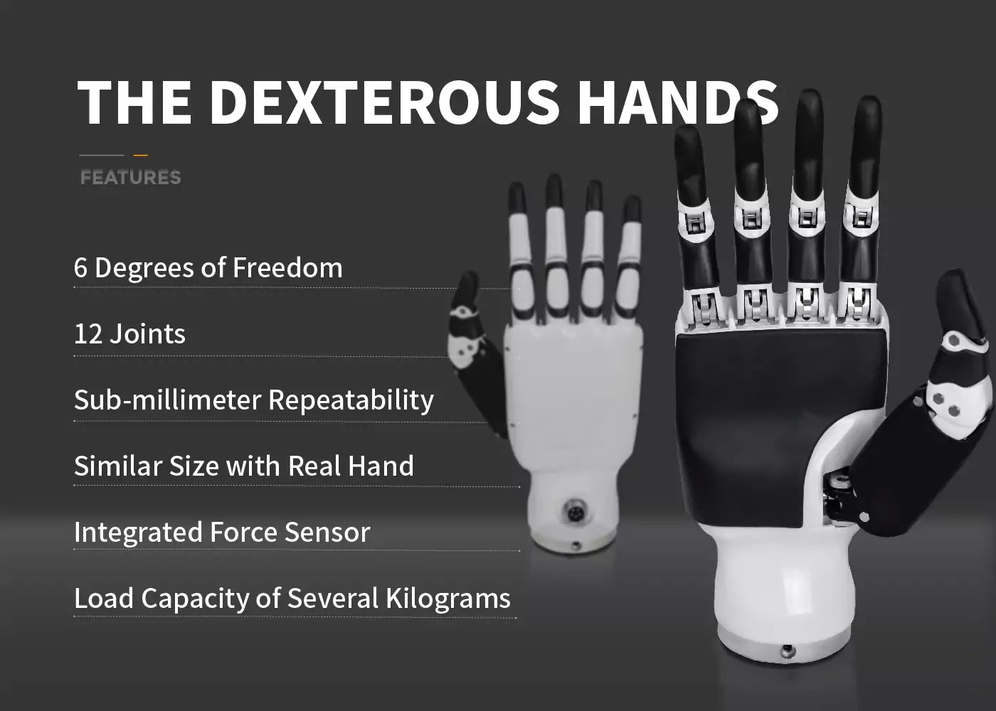 Inspire Robotics 6 DoF hands RH56DFX