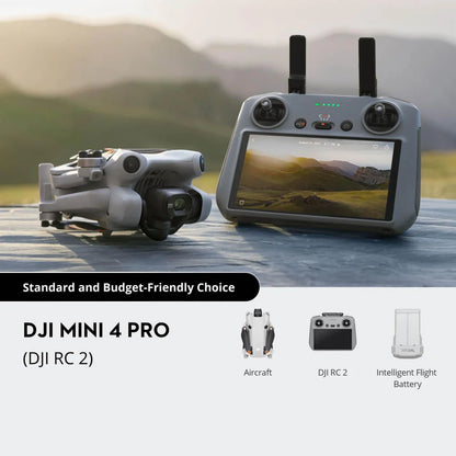 DJI Mini 4 Pro Drone With RC2 Controller