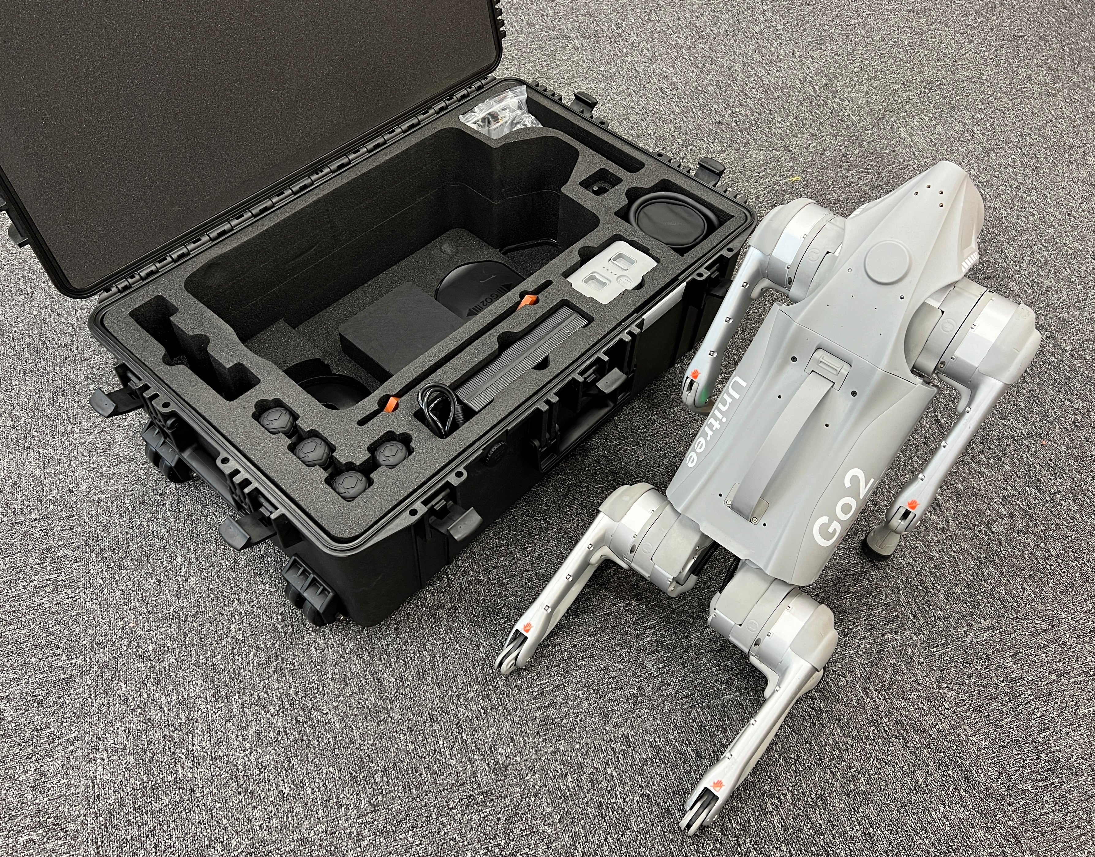 Trifibre Hard Custom Flight Case for Unitree Go2 (Robot Dog)