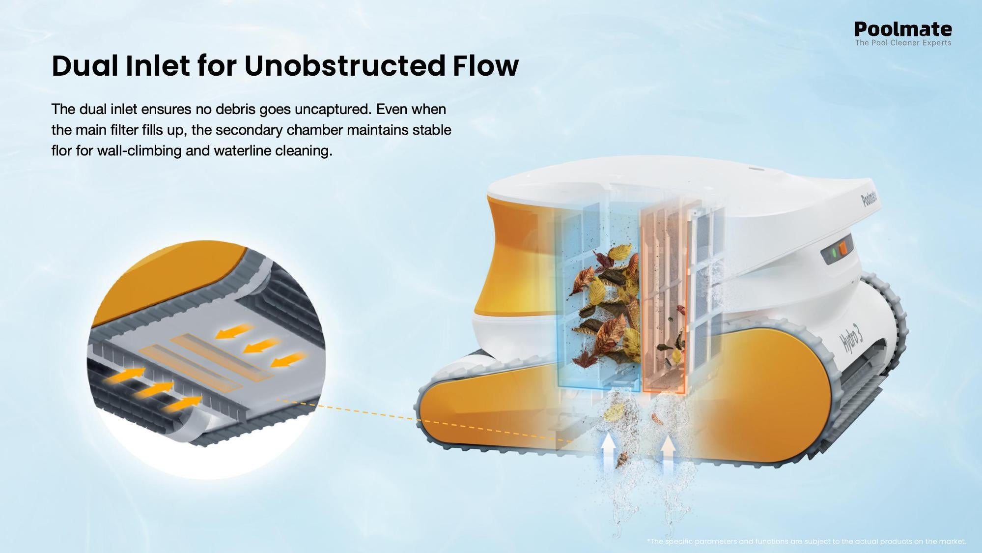 Poolmate Hydro 3 Cordless Robotic Pool Cleaner