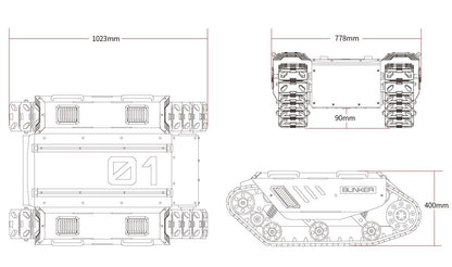 AgileX Robotics Bunker Platform