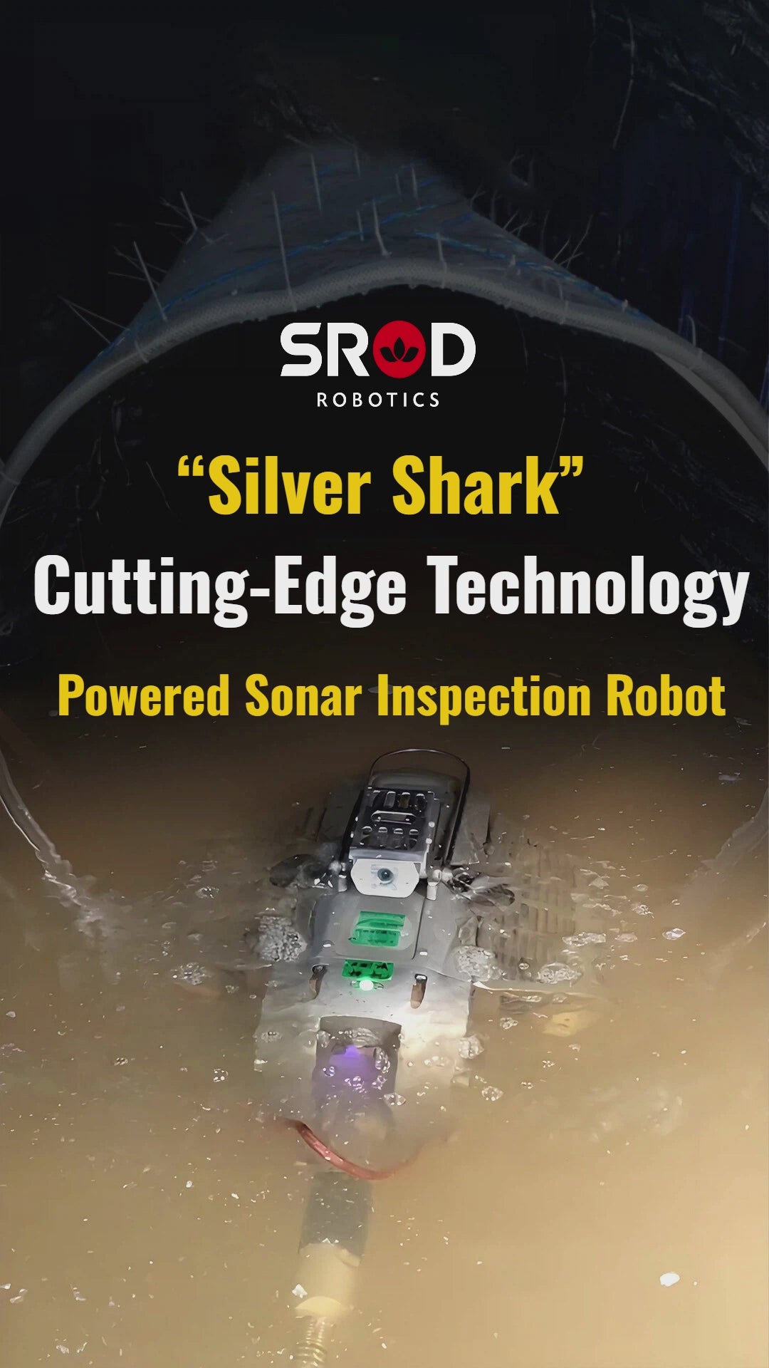 Silver Shark No. 1 S3831E Powered Sonar Inspection Robot