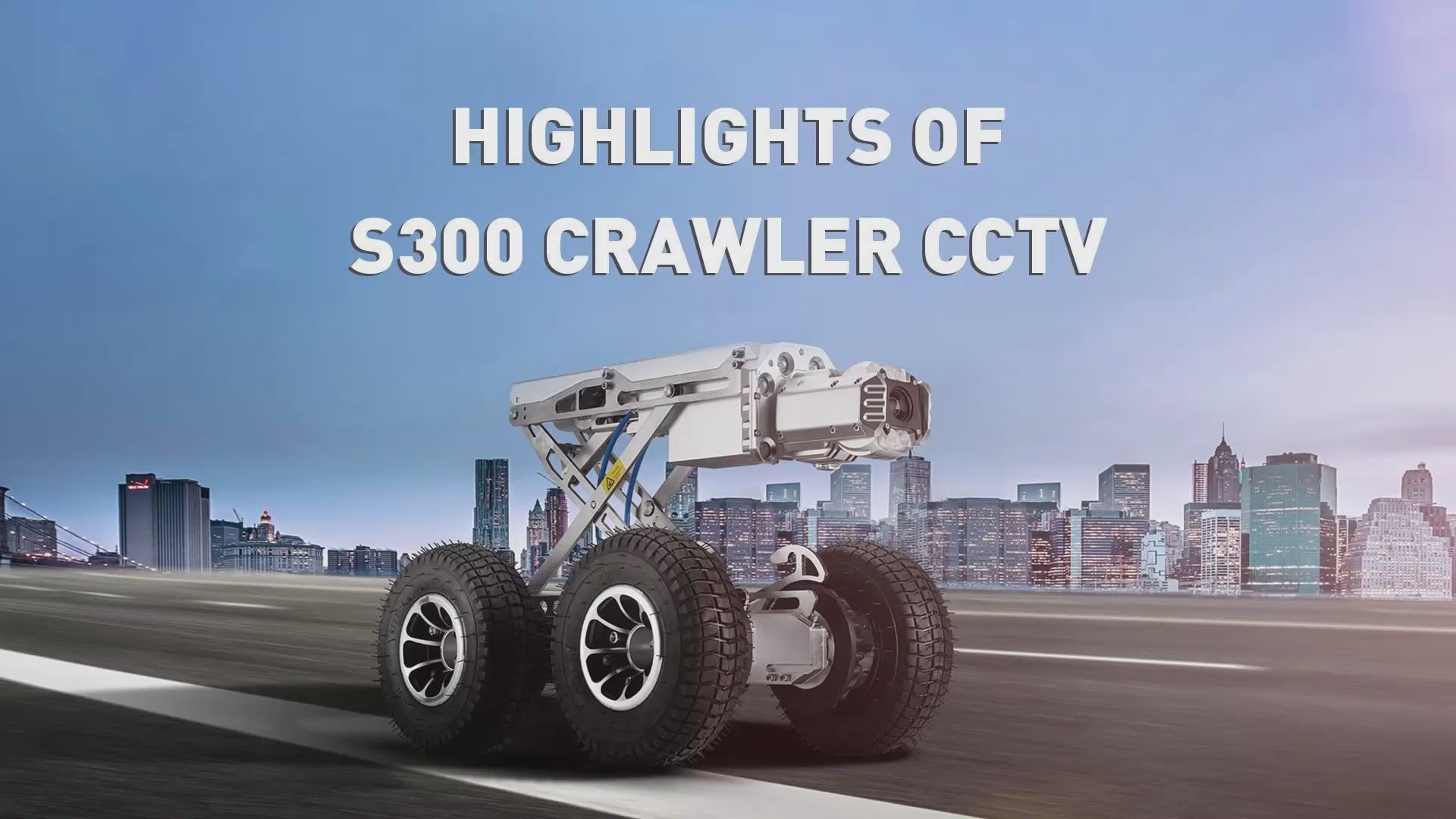 S300EHD Pipeline Inspection Robot