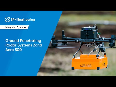 Load video: SPH Engineering GPR system: Radar Systems Zond Aero 500