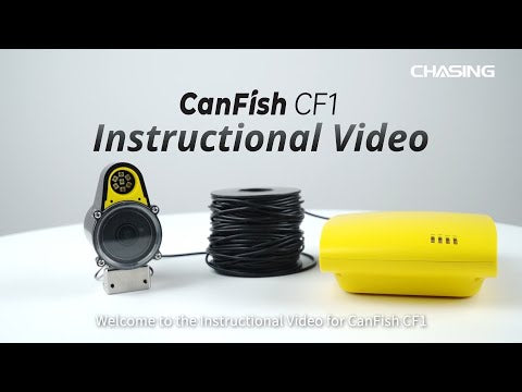 Load video: Chasing CanFish CF1 Underwater Fishing Camera